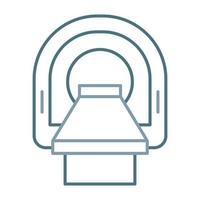 Tomography Line Two Color Icon vector