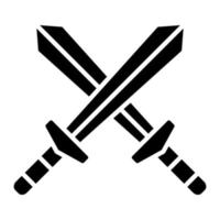 Sword Glyph Icon vector