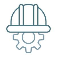 Automated Engineering Line Two Color Icon vector