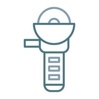 Grinder Tool Line Two Color Icon vector