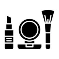 Make Up Glyph Icon vector