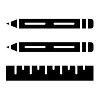 Stationery Glyph Icon vector