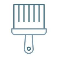 Paint Brush Line Two Color Icon vector