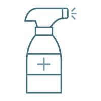 Spray Line Two Color Icon vector