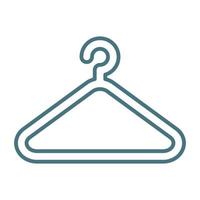 Hanger Line Two Color Icon vector