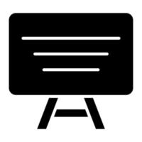 Blackboard Glyph Icon vector