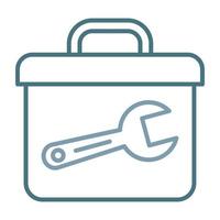 Toolbox Line Two Color Icon vector