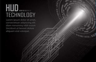 cyber circuit future technology concept background vector