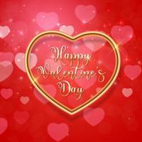 Valentine's Day Greeting Background Design. Template for advertising, web, social media and fashion ads. Horizontal poster, flyer, greeting card. Vector Illustration