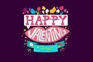 Happy Valentines Day vector