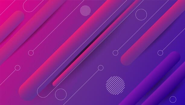 Abstract gradient background with line shapes vector