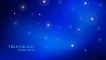 Digital technology background with line mesh vector