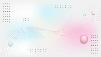 Abstract colorful blurred background with bland shapes vector