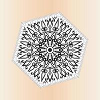 India Mandala Pattern Background vector