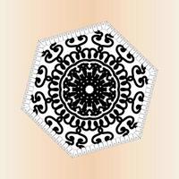India Mandala Pattern Background vector