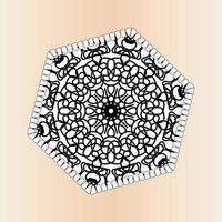 India Mandala Pattern Background vector