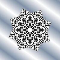 beautiful mandala in the stars. vector