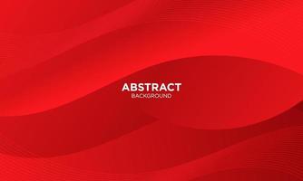 Abstract Red Fluid Wave Background