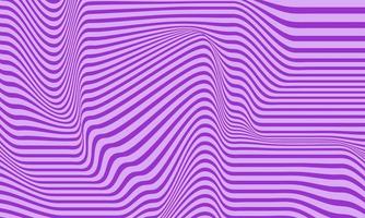 Abstract purple stripe background with wavy lines pattern. vector