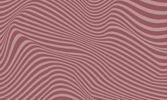 Abstract brown stripe background with wavy lines pattern. vector