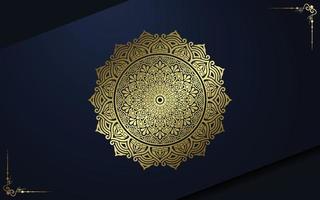 Mandala template with elegant, classic elements. Great for invitation, flyer, menu, brochure, background vector
