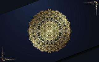 Mandala template with elegant, classic elements. Great for invitation, flyer, menu, brochure, background vector