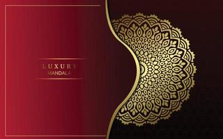 Mandala template with elegant, classic elements. Great for invitation, flyer, menu, brochure, background vector