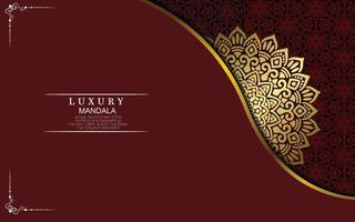 Mandala template with elegant, classic elements. Great for invitation, flyer, menu, brochure, background vector