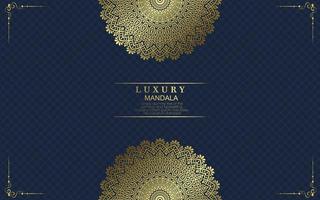 Luxury ornamental mandala background with arabic islamic east pattern style vector