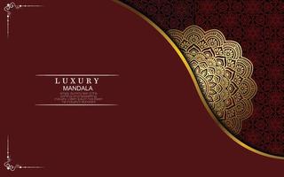 Luxury ornamental mandala background with arabic islamic east pattern style vector