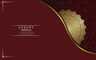 Luxury ornamental mandala background with arabic islamic east pattern style vector