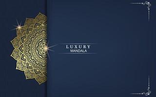 Luxury mandala background with golden arabesque pattern Arabic Islamic east style. Ramadan Style Decorative mandala. Mandala for print, poster, cover, brochure, flyer, banner vector