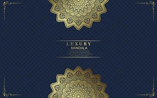 Luxury mandala background with golden arabesque pattern Arabic Islamic east style. Ramadan Style Decorative mandala. Mandala for print, poster, cover, brochure, flyer, banner vector