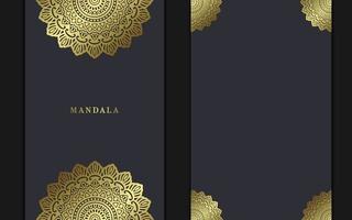 plantilla de mandala con elementos elegantes y clásicos. ideal para invitación, folleto, menú, folleto, fondo vector