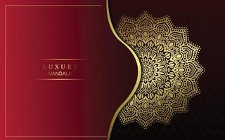 Luxury ornamental mandala background with arabic islamic east pattern style vector