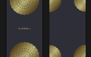 plantilla de mandala con elementos elegantes y clásicos. ideal para invitación, folleto, menú, folleto, fondo vector