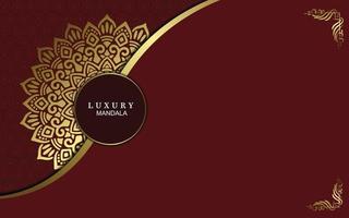 Mandala template with elegant, classic elements. Great for invitation, flyer, menu, brochure, background vector