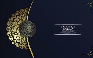 Mandala template with elegant, classic elements. Great for invitation, flyer, menu, brochure, background vector