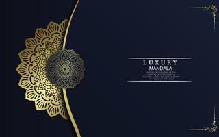 Mandala template with elegant, classic elements. Great for invitation, flyer, menu, brochure, background vector