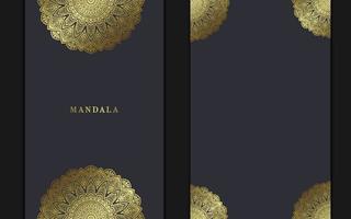 plantilla de mandala con elementos elegantes y clásicos. ideal para invitación, folleto, menú, folleto, fondo vector