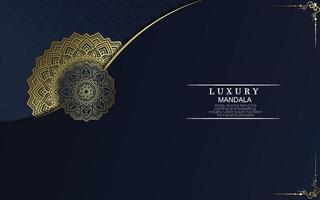 Luxury mandala background with golden arabesque pattern Arabic Islamic east style. Ramadan Style Decorative mandala. Mandala for print, poster, cover, brochure, flyer, banner vector