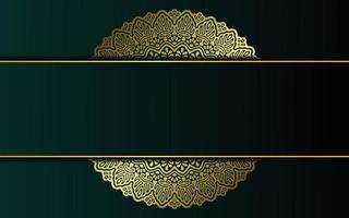 Mandala template with elegant, classic elements. Great for invitation, flyer, menu, brochure, background vector