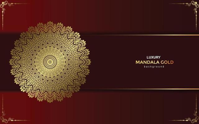 Mandala template with elegant, classic elements. Great for invitation, flyer, menu, brochure, background