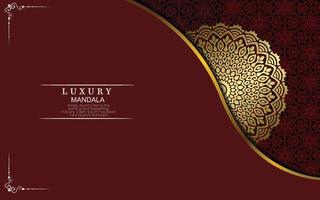 Mandala template with elegant, classic elements. Great for invitation, flyer, menu, brochure, background vector