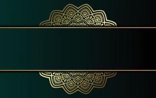 Luxury ornamental mandala background with arabic islamic east pattern style vector