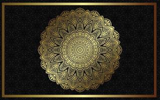 Luxury ornamental mandala background with arabic islamic east pattern style vector