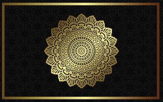 Mandala template with elegant, classic elements. Great for invitation, flyer, menu, brochure, background vector