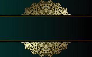 Luxury ornamental mandala background with arabic islamic east pattern style vector