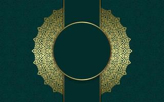 Luxury ornamental mandala background with arabic islamic east pattern style vector