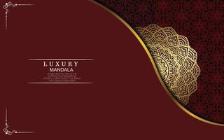 Luxury mandala background with golden arabesque pattern Arabic Islamic east style. Ramadan Style Decorative mandala. Mandala for print, poster, cover, brochure, flyer, banner vector